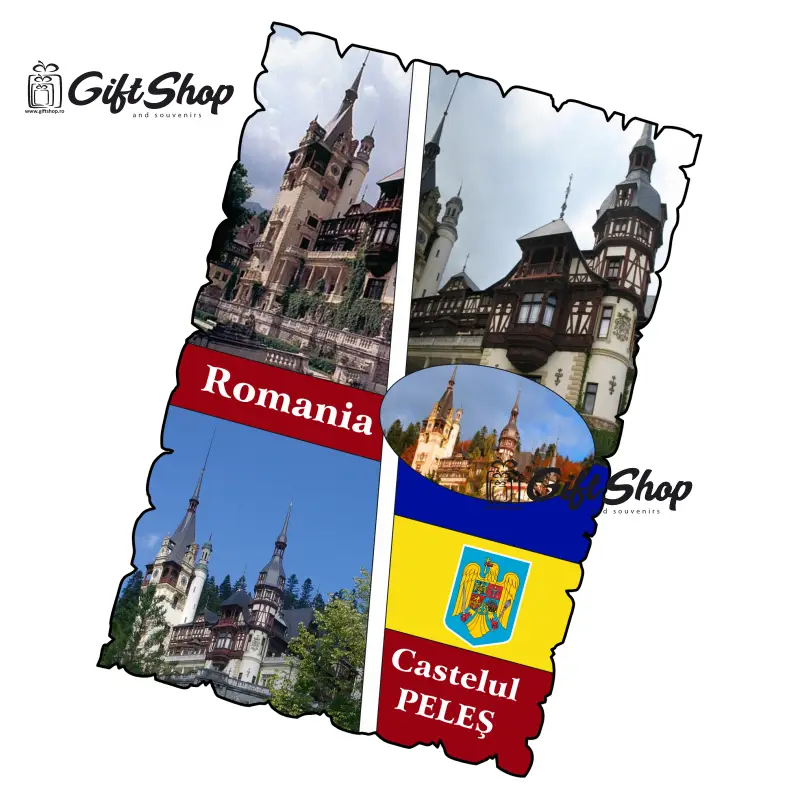 Castelul peles romania, magnet frigider mgs175